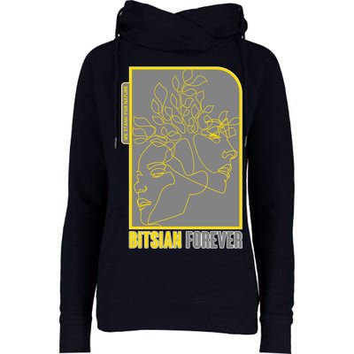 Bitsian Forever We Stand For Nature Womens Funnel Neck Pullover Hood