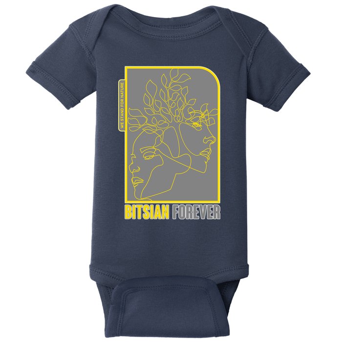 Bitsian Forever We Stand For Nature Baby Bodysuit