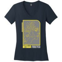 Bitsian Forever We Stand For Nature Women's V-Neck T-Shirt