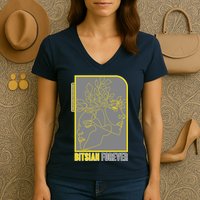 Bitsian Forever We Stand For Nature Women's V-Neck T-Shirt