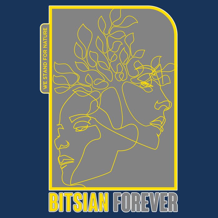 Bitsian Forever We Stand For Nature Women's V-Neck T-Shirt