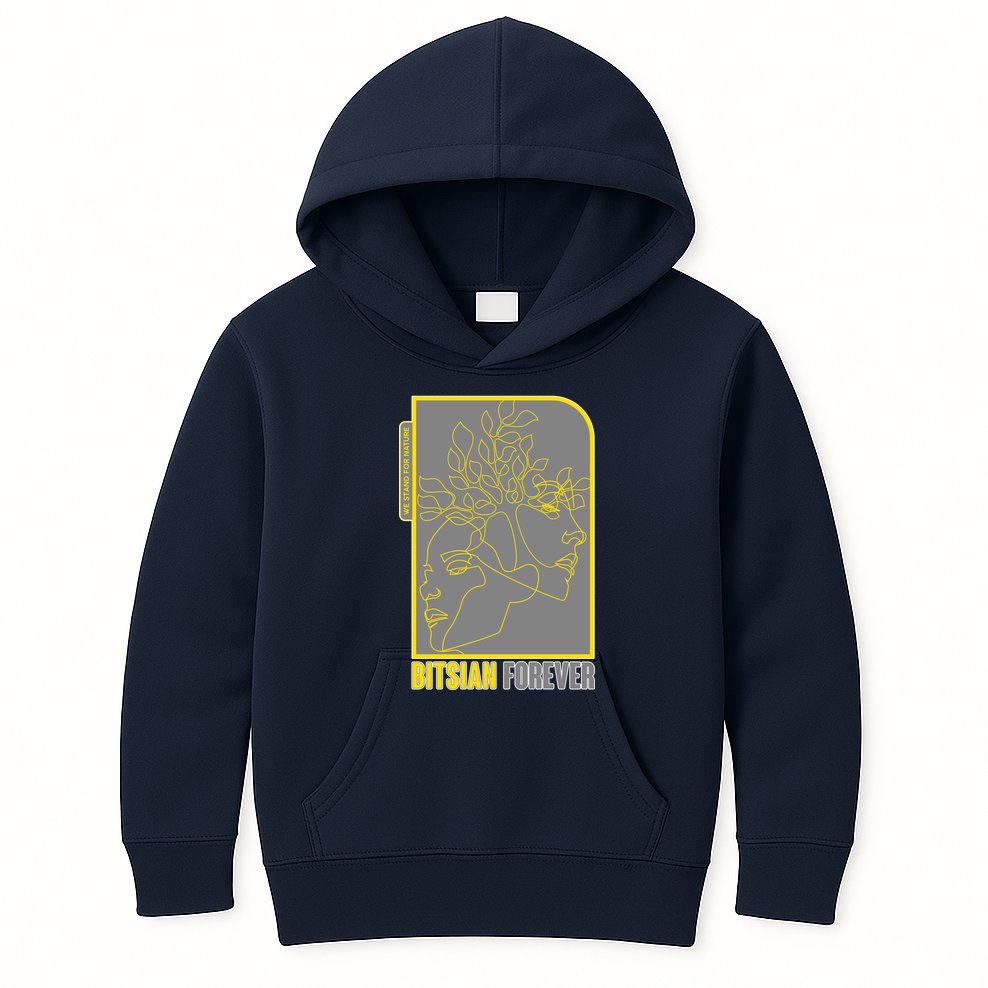 Bitsian Forever We Stand For Nature Kids Hoodie