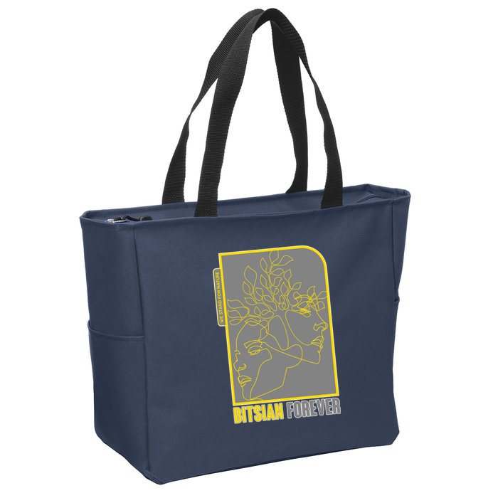 Bitsian Forever We Stand For Nature Zip Tote Bag
