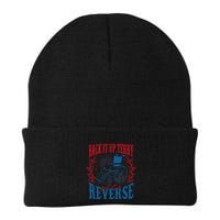 Back It Up Terry Put It In Reverse Firework 4th Of July Knit Cap Winter Beanie