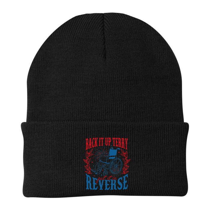 Back It Up Terry Put It In Reverse Firework 4th Of July Knit Cap Winter Beanie