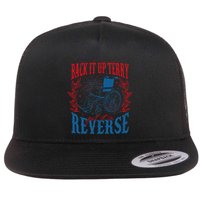 Back It Up Terry Put It In Reverse Firework 4th Of July Flat Bill Trucker Hat