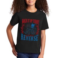 Back It Up Terry Put It In Reverse Firework 4th Of July Kids T-Shirt