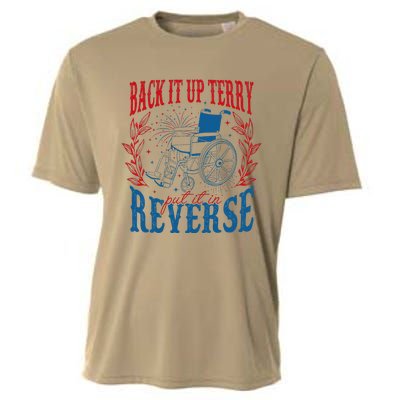 Back It Up Terry Put It In Reverse Firework 4th Of July Cooling Performance Crew T-Shirt