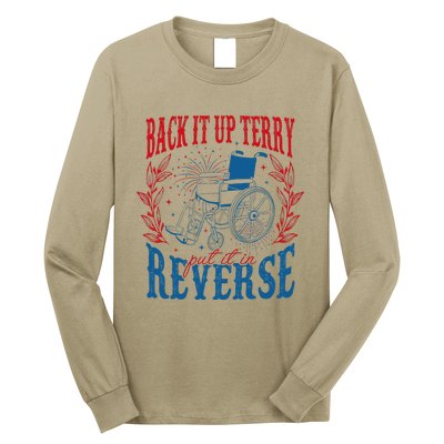 Back It Up Terry Put It In Reverse Firework 4th Of July Long Sleeve Shirt