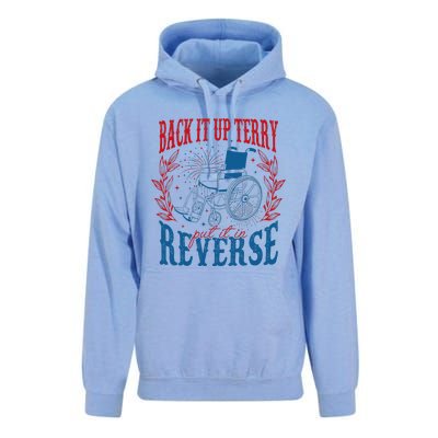 Back It Up Terry Put It In Reverse Firework 4th Of July Unisex Surf Hoodie