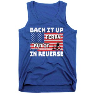 Back It Up Terry Put It In Reverse Funny 4th Of July Gift Tank Top