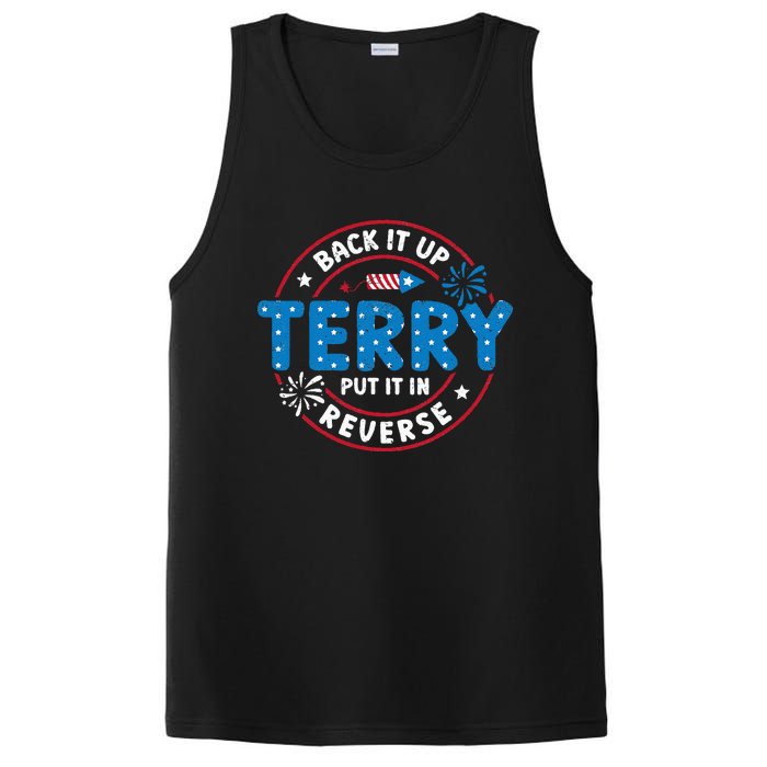 Back It Up Terry Put It In Reverse Funny 4th Of July PosiCharge Competitor Tank