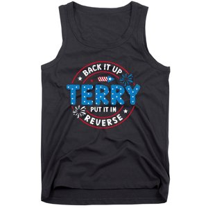 Back It Up Terry Put It In Reverse Funny 4th Of July Tank Top