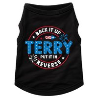 Back It Up Terry Put It In Reverse Funny 4th Of July Doggie Tank