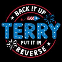 Back It Up Terry Put It In Reverse Funny 4th Of July Bucket Hat