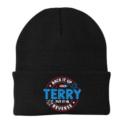 Back It Up Terry Put It In Reverse Funny 4th Of July Beanie