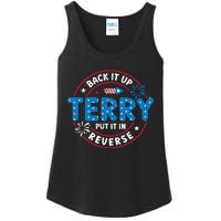 Back It Up Terry Put It In Reverse Funny 4th Of July Ladies Essential Tank