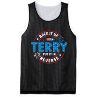 Back It Up Terry Put It In Reverse Funny 4th Of July Mesh Reversible Basketball Jersey Tank