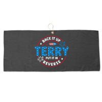Back It Up Terry Put It In Reverse Funny 4th Of July Large Microfiber Waffle Golf Towel