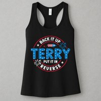 Back It Up Terry Put It In Reverse Funny 4th Of July Womens Tank Top