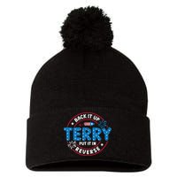 Back It Up Terry Put It In Reverse Funny 4th Of July Pom Pom 12in Knit Beanie