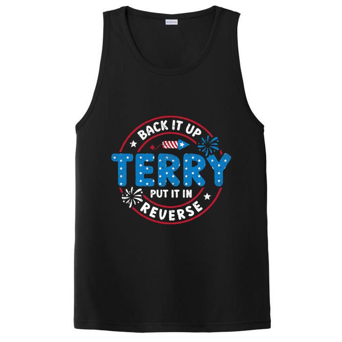 Back It Up Terry Put It In Reverse Funny 4th Of July PosiCharge Competitor Tank