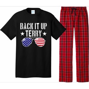 Back It Up Terry Put It In Reverse Usa Flag 4th Of July Great Gift Pajama Set