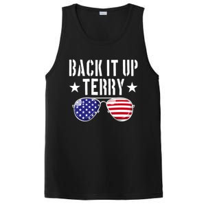 Back It Up Terry Put It In Reverse Usa Flag 4th Of July Great Gift PosiCharge Competitor Tank