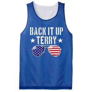 Back It Up Terry Put It In Reverse Usa Flag 4th Of July Great Gift Mesh Reversible Basketball Jersey Tank