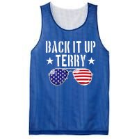 Back It Up Terry Put It In Reverse Usa Flag 4th Of July Great Gift Mesh Reversible Basketball Jersey Tank