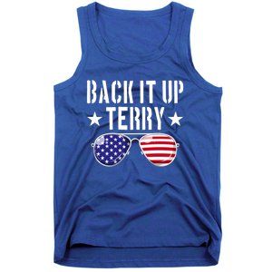 Back It Up Terry Put It In Reverse Usa Flag 4th Of July Great Gift Tank Top