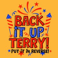 Back It Up Terry Put It In Reverse 4th Of July Fireworks Pom Pom 12in Knit Beanie