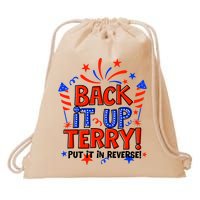 Back It Up Terry Put It In Reverse 4th Of July Fireworks Drawstring Bag