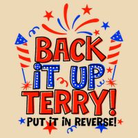 Back It Up Terry Put It In Reverse 4th Of July Fireworks Zip Tote Bag