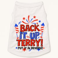 Back It Up Terry Put It In Reverse 4th Of July Fireworks Doggie Tank