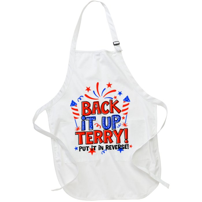 Back It Up Terry Put It In Reverse 4th Of July Fireworks Apron