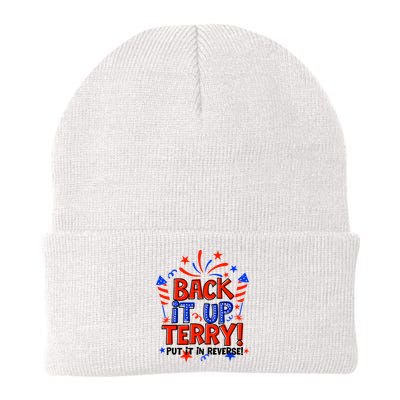 Back It Up Terry Put It In Reverse 4th Of July Fireworks Beanie