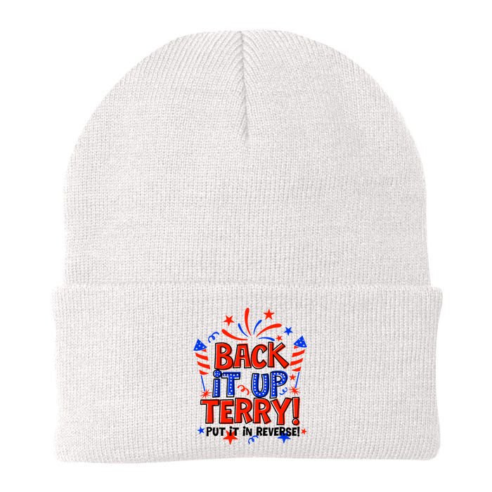 Back It Up Terry Put It In Reverse 4th Of July Fireworks Beanie