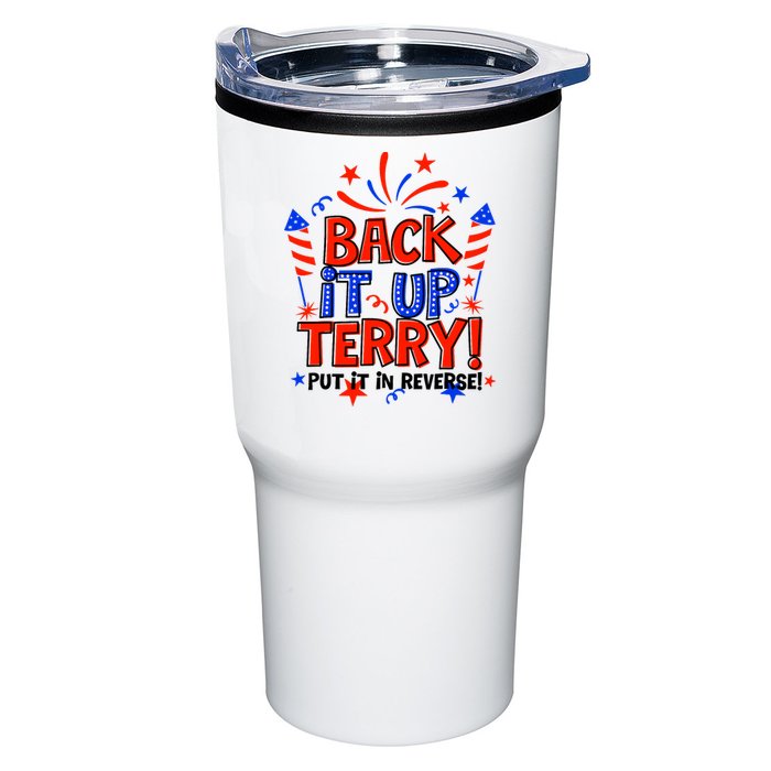 Back It Up Terry Put It In Reverse 4th Of July Fireworks Tumbler