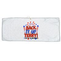 Back It Up Terry Put It In Reverse 4th Of July Fireworks Large Microfiber Waffle Golf Towel