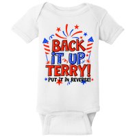 Back It Up Terry Put It In Reverse 4th Of July Fireworks Baby Bodysuit