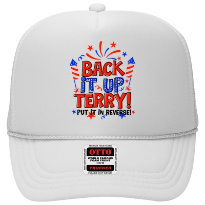 Back It Up Terry Put It In Reverse 4th Of July Fireworks Trucker Hat