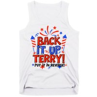Back It Up Terry Put It In Reverse 4th Of July Fireworks Tank Top