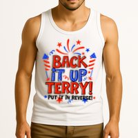 Back It Up Terry Put It In Reverse 4th Of July Fireworks Tank Top