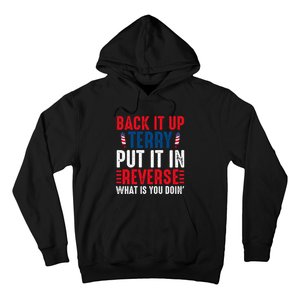 Back It Up Terry Put It In Reverse July 4th Fireworks Terry Hoodie