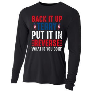 Back It Up Terry Put It In Reverse July 4th Fireworks Terry Cooling Performance Long Sleeve Crew