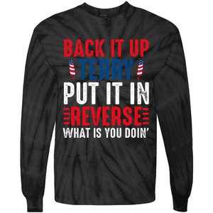 Back It Up Terry Put It In Reverse July 4th Fireworks Terry Tie-Dye Long Sleeve Shirt