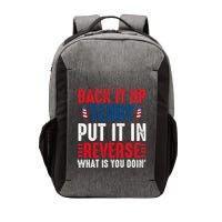 Back It Up Terry Put It In Reverse July 4th Fireworks Terry Vector Backpack