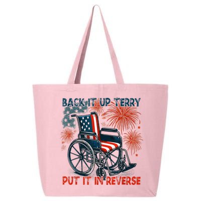 Back It Up Terry Put It In Reverse Fireworks Fun 4th Of July 25L Jumbo Tote