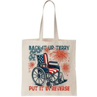 Back It Up Terry Put It In Reverse Fireworks Fun 4th Of July Bag